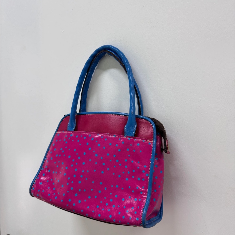 Patricia Nash Pink and Blue Women's Handbag
